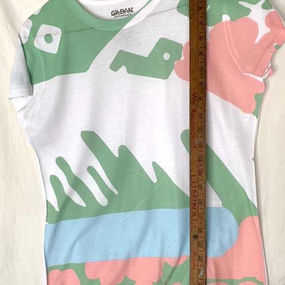 Japanese design sublimation print on ladies cut T - Picture 4 of 5